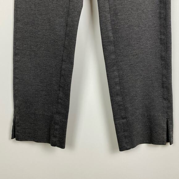 J. Jill Charcoal Grey Ponte Knit Classic Slim Straight Leg Trousers Size XS - Picture 4 of 10